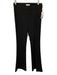 Avenue Montaigne Size xs / 2 Black Rayon Blend Pull on Flare Leg Trouser Pants Black / xs / 2