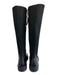 Andre Assous Shoe Size 8.5 Black Leather & Textile Knee High Side Zip Boots Black / 8.5