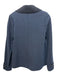 3 dots Size S Navy Blue & Black Polyester Blend Heathered Double Breasted Jacket Navy Blue & Black / S