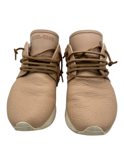 Esse Ut Esse Shoe Size 39 light brown Pebble Leather Fringe Laces Sneakers light brown / 39