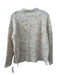 Beatrice B. Size S Cream & Multi Wool Blend Speckled Side Slits Sweater Cream & Multi / S