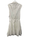 Proenza Schouler Size 6 White Cotton Sleeveless Collared Button Front Dress White / 6