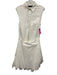 Proenza Schouler Size 6 White Cotton Sleeveless Collared Button Front Dress White / 6