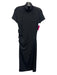 Brunello Cucinelli Size S Dark Gray Wool Blend Short Sleeve Turtleneck Dress Dark Gray / S