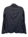 Ann Mashburn Size S/6 Dark Wash Linen Blend Chambray Flare Leg Blazer Pant Set Dark Wash / S/6