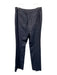 Ann Mashburn Size S/6 Dark Wash Linen Blend Chambray Flare Leg Blazer Pant Set Dark Wash / S/6