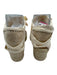 Castaner Shoe Size 38 Beige textile upper D'orsay Lace Up Ankle Wedge Espadrille Beige / 38