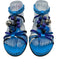 Emilio Pucci Shoe Size 37 Blue, Purple & Black Satin Upper Bead Charm Sandals Blue, Purple & Black / 37