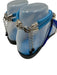 Emilio Pucci Shoe Size 37 Blue, Purple & Black Satin Upper Bead Charm Sandals Blue, Purple & Black / 37