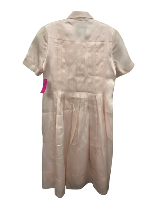 Kate Spade Madison Ave Collection Size 0 Light Pink Silk Short Sleeve Dress Light Pink / 0