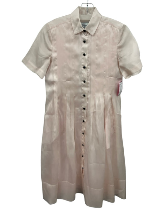 Kate Spade Madison Ave Collection Size 0 Light Pink Silk Short Sleeve Dress Light Pink / 0