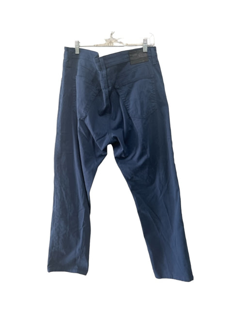 AG Size 38 Blue Cotton Solid Zip Fly Men's Pants 38