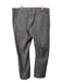 Robert Graham Size 40 Gray Cotton Blend Solid Khakis Men's Pants 40