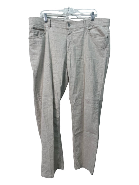 Brax Size 40 Off White Cotton Blend Solid Khakis Men's Pants 40