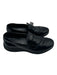 Prada Shoe Size 11.5 AS IS Black Leather Solid loafer Men's Shoes 11.5