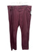 AG Size 38 Dark Red Cotton Solid Khakis Men's Pants 38