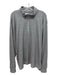 Faherty Size XXL Light Gray Cotton Blend Solid Quarter Zip Long Sleeve Shirt XXL