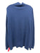 Saks Fifth Ave Size XXL Blue Cashmere Solid Quarter Zip Men's Sweater XXL