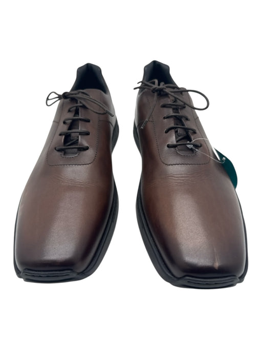 Berluti Shoe Size 12 Brown Leather Solid Dress Men's Shoes 12