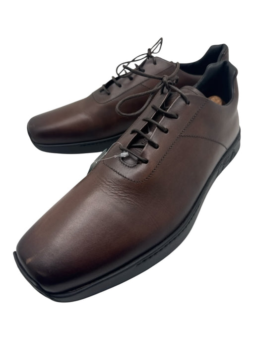 Berluti Shoe Size 12 Brown Leather Solid Dress Men's Shoes 12