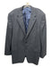 Hickey Freeman Blue Wool Plaid 2 Button Men's Blazer Blue / Est 48
