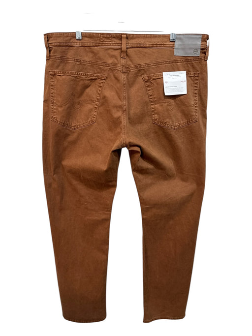 AG NWT Size 38 Brown Cotton Blend Solid Khakis Men's Pants Brown / 38