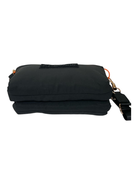 P.E Nation Black, Orange & Gold Polyester padded Logo Adjustable Strap Bag Black, Orange & Gold / M