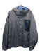 The North Face Size XL Gray & Blue Synthetic Solid Windbreaker Zip Up Jacket Gray & Blue / XL
