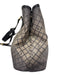L.A.M.B. Taupe, Yellow, Black Coated Canvas Leather trim Chain Print Tote Bag Taupe, Yellow, Black / Medium
