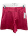 Alice + Olivia Size 0 Pink Triacetate & Polyester Zip Up Shorts Pink / 0