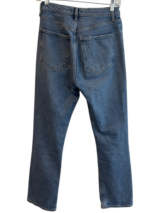 Agolde Size 25 Light Wash Cotton Blend Butterfly High Rise distressed Jeans Light Wash / 25