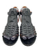 Givenchy Shoe Size 37.5 Black Leather Gladiator Ankle Strap Open Toe Sandals Black / 37.5