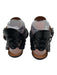 Givenchy Shoe Size 37.5 Black Leather Gladiator Ankle Strap Open Toe Sandals Black / 37.5