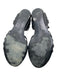 Givenchy Shoe Size 37.5 Black Leather Gladiator Ankle Strap Open Toe Sandals Black / 37.5