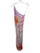 Jonathan Simkhai Size Small Light Pink & Orange Viscose Blend Abstract Dress Light Pink & Orange / Small