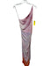 Jonathan Simkhai Size Small Light Pink & Orange Viscose Blend Abstract Dress Light Pink & Orange / Small