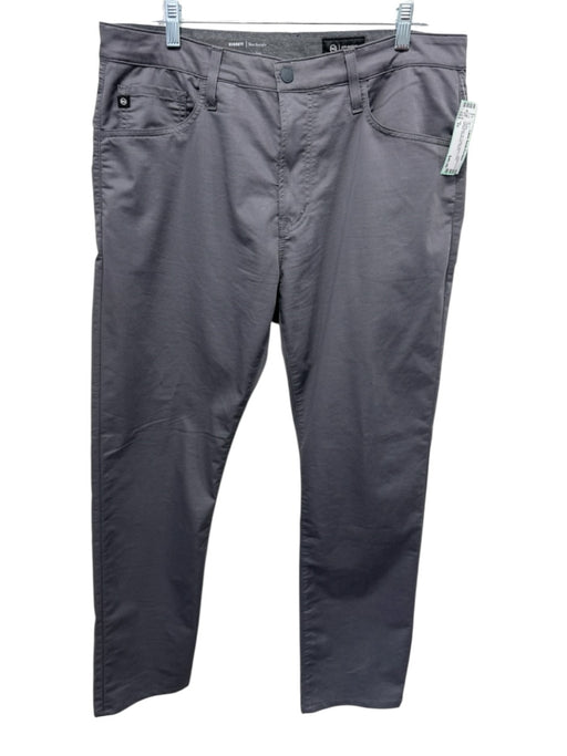 AG Size 35 Dark Gray Cotton Blend Solid Khakis Men's Pants Dark Gray / 35