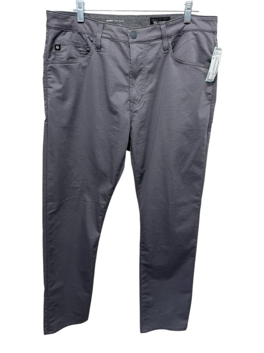 AG Size 35 Dark Gray Cotton Blend Solid Khakis Men's Pants Dark Gray / 35