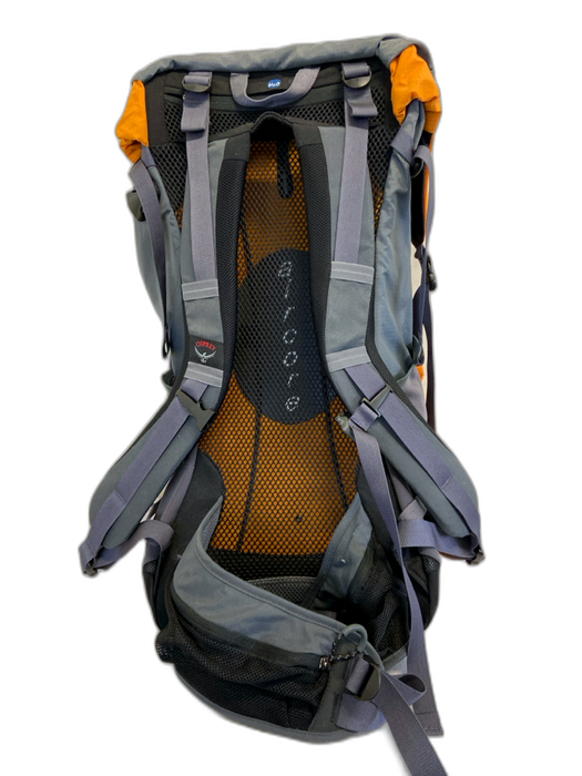 Osprey Gray & Orange Synthetic Two Tone Hiking Men's Backpack Gray & Orange