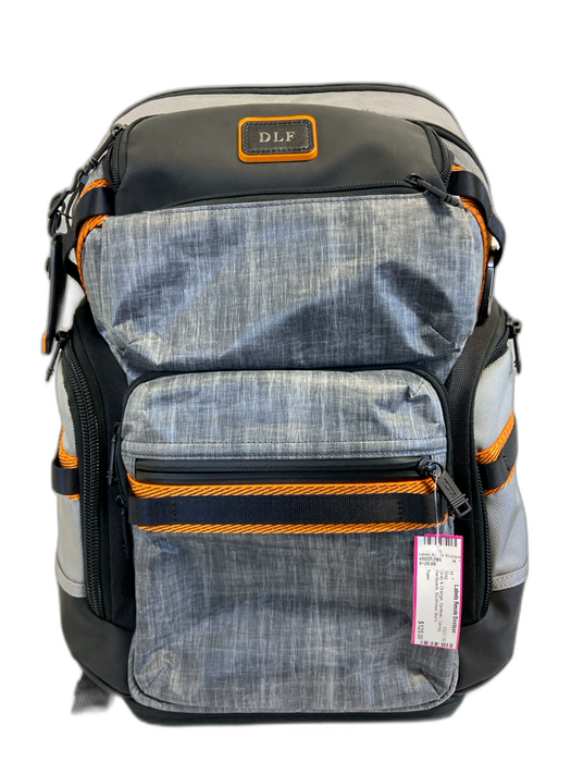 Tumi Gray & Orange Synthetic Canvas Backpack Men's Bag Gray & Orange