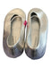 Jeffrey Campbell Shoe Size 8.5 Silver Leather Elastic Strap Round Toe Flat Shoes Silver / 8.5