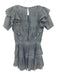 Love Shack Fancy Size Small Dusty Blue Cotton Short Ruffle Sleeve Dress Dusty Blue / Small