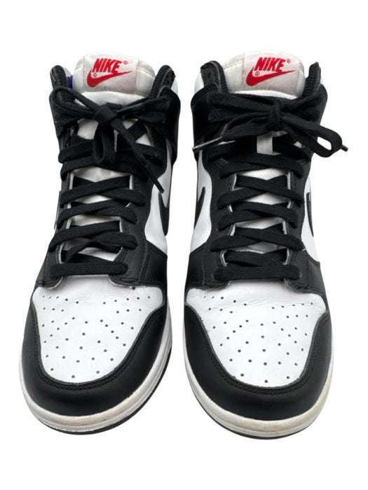 Nike Shoe Size 8 Black & White Leather Lace Up High Top Sneakers Black & White / 8