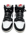 Nike Shoe Size 8 Black & White Leather Lace Up High Top Sneakers Black & White / 8