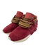 Esse Ut Esse Shoe Size 37 red, tan, white Suede Lace Up Fringe Sneakers red, tan, white / 37