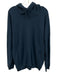 Alo Size Est L Blue Solid Hoodie Men's Jacket Blue / Est L