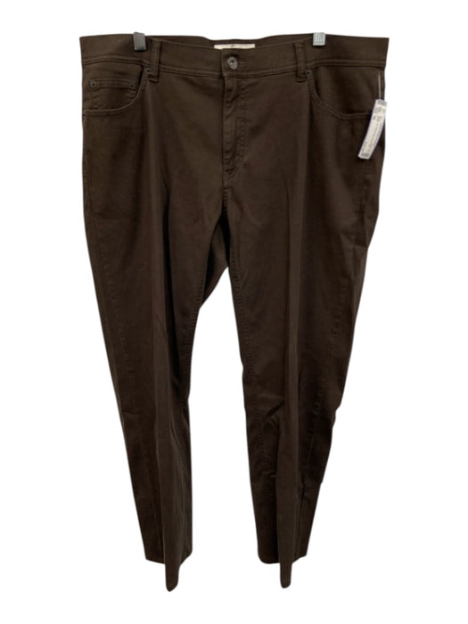 Brax Size 38 Brown Cotton Solid Men's Pants Brown / 38
