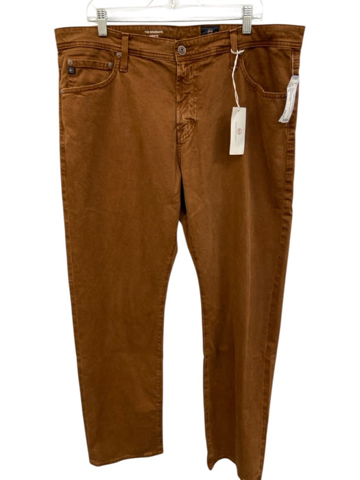 AG NWT Size 38 Brown Cotton Solid Men's Pants Brown / 38