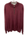 Peter Millar Size XXL Purple Wool Solid Quarter Zip Men's Long Sleeve Shirt Purple / XXL