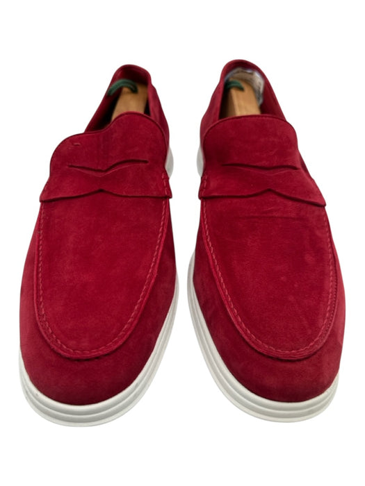 Andrea Ventura Shoe Size 45 AS IS Red Suede Solid Men's Shoes Red / 45